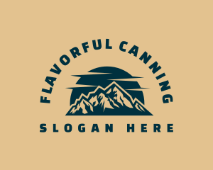 Mountain Outdoor Adventure logo design