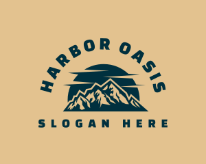 Mountain Outdoor Adventure logo design