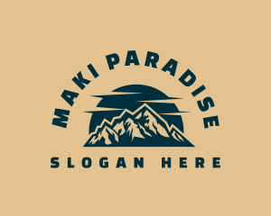 Mountain Outdoor Adventure logo design