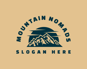 Mountain Outdoor Adventure logo design