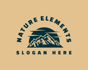 Mountain Outdoor Adventure logo design