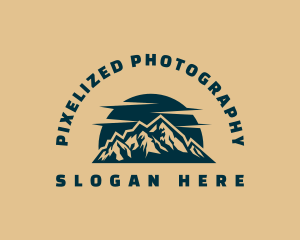 Mountain Outdoor Adventure logo design