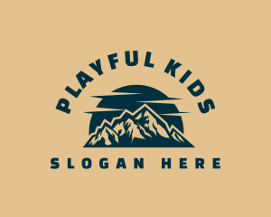 Mountain Outdoor Adventure logo design