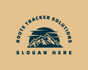 Mountain Outdoor Adventure logo design