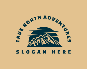 Mountain Outdoor Adventure logo design