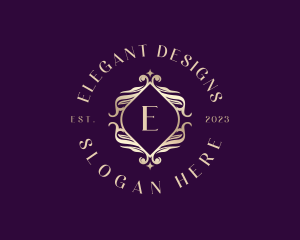 Floral Luxury Ornament logo design