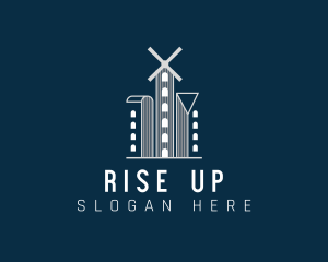 High Rise Real Estate logo design