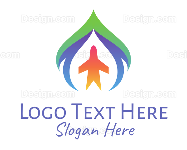 Travel Airplane Logo