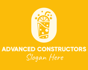 Yellow Lemonade Drink logo design