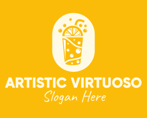 Yellow Lemonade Drink logo design