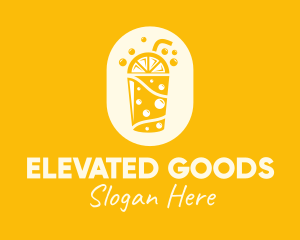 Yellow Lemonade Drink logo design