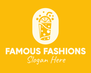 Yellow Lemonade Drink logo design