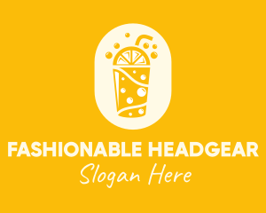 Yellow Lemonade Drink logo design