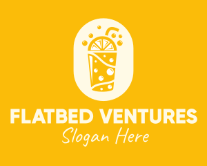 Yellow Lemonade Drink logo design