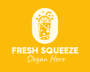 Yellow Lemonade Drink logo design