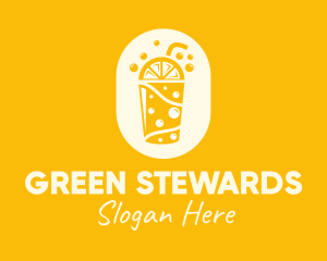 Yellow Lemonade Drink logo design