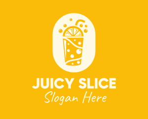 Yellow Lemonade Drink logo design