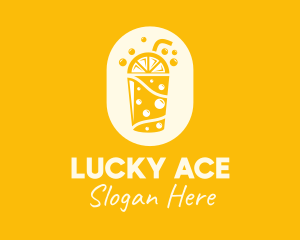 Yellow Lemonade Drink logo design