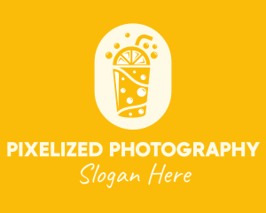 Yellow Lemonade Drink logo design