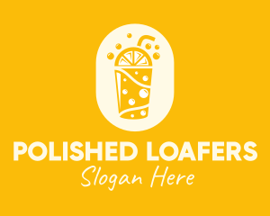 Yellow Lemonade Drink logo design