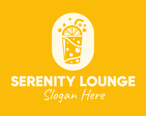 Yellow Lemonade Drink logo design