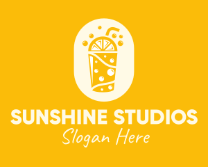 Yellow Lemonade Drink logo design