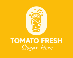 Yellow Lemonade Drink logo design