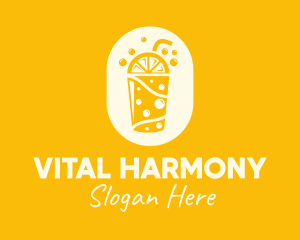 Yellow Lemonade Drink logo design