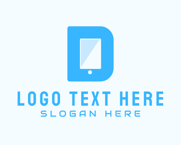 Texting logo example 2