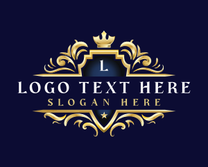Sovereign - Elegant Crown Shield logo design