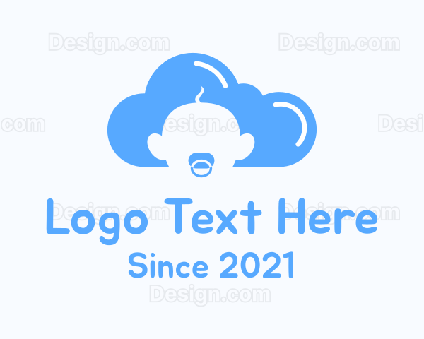 Blue Cloud Baby Logo