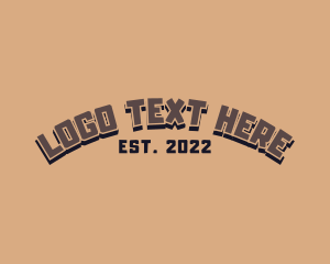 Tough Masculine Wordmark logo