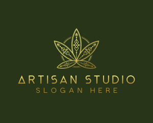 Cannabis Tribal Marijuana logo design