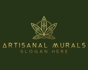 Cannabis Tribal Marijuana logo design