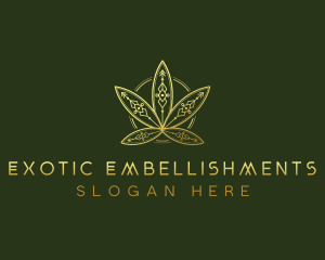 Cannabis Tribal Marijuana logo design