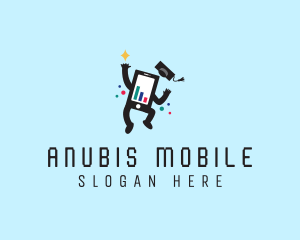 Phone Graph Analytics logo design