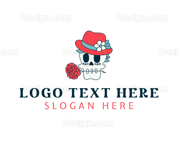 Mexican Skull Hat Logo