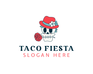 Mexican Skull Hat logo