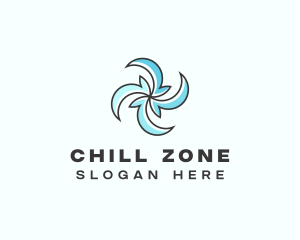 Cooling Fan Ventilation logo design