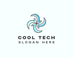 Cooling Fan Ventilation logo design