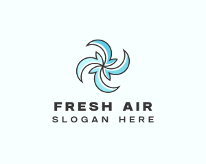 Cooling Fan Ventilation logo design