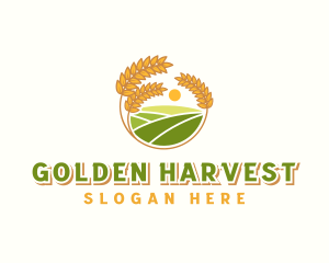 Wheat Sun Farm logo design