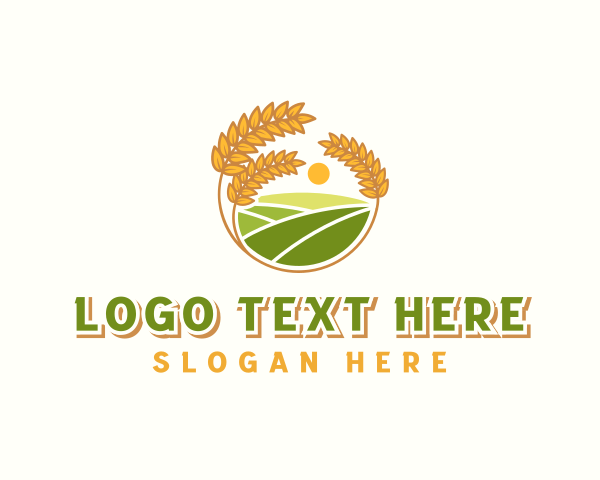 Harvesting logo example 3