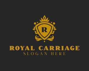 Luxury Crown Shield  logo design