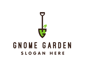 Shovel Letter G logo design