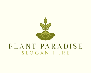 Plant Sprout Nature logo design