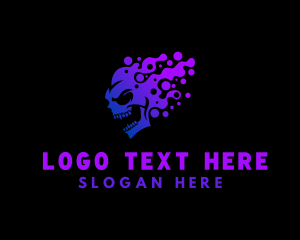 Skull Acid Gaming Logo