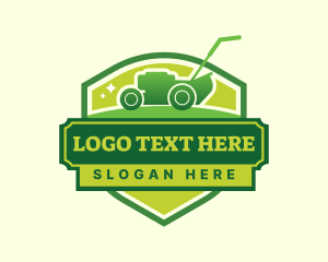 Lawn Mower Shield  logo