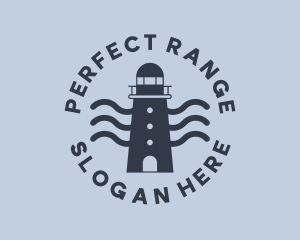 Blue Ocean Lighthouse Logo