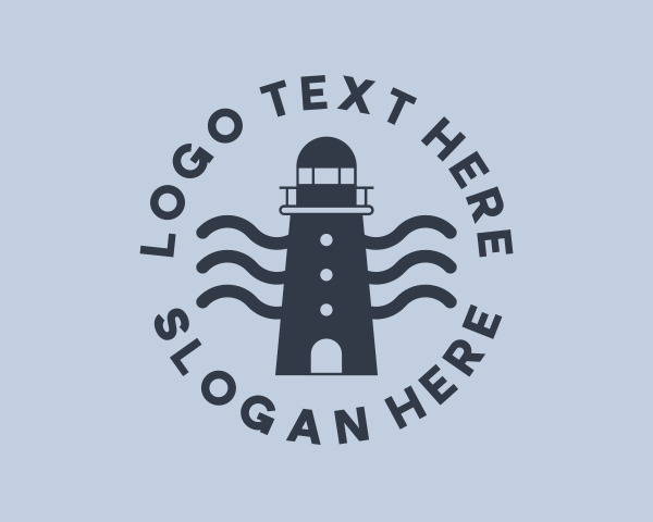 Lighthouse logo example 1
